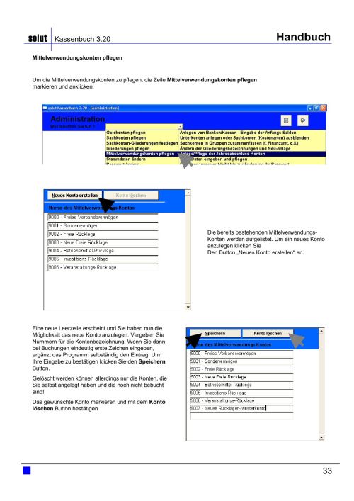 Kassenbuch Handbuch Seite 33